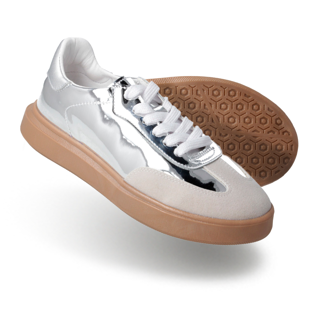 Tenis Choclo Plata Karsten
