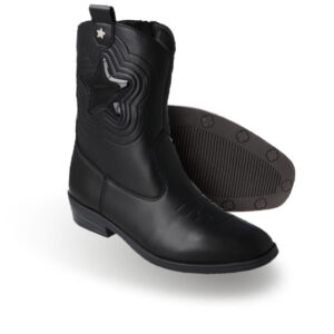 Bota vaquera negra karsten