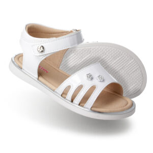 Sandalia casual niña con detalles brillantes, Karsten.