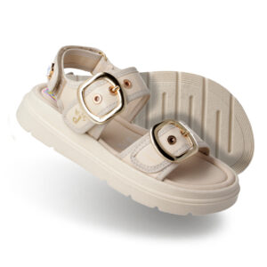 Sandalia Distroller Niña, Con Hebillas Plataforma Ligera.