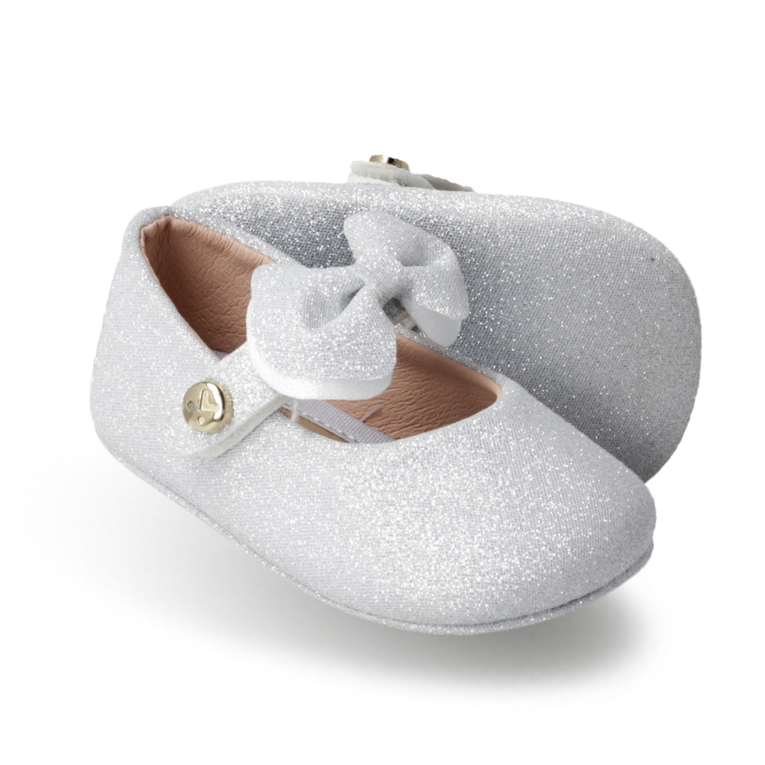 Zapato Mary Jane Karsten Niña, Brillos Moño Elegante