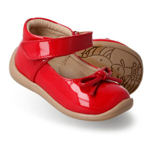 Flats Karsten Niña, Charol Rojo